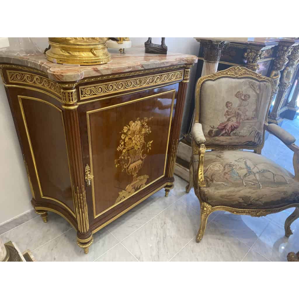 Meuble à hauteur d'appui estampillé Guillaume GROHÉr, Circa 1870.