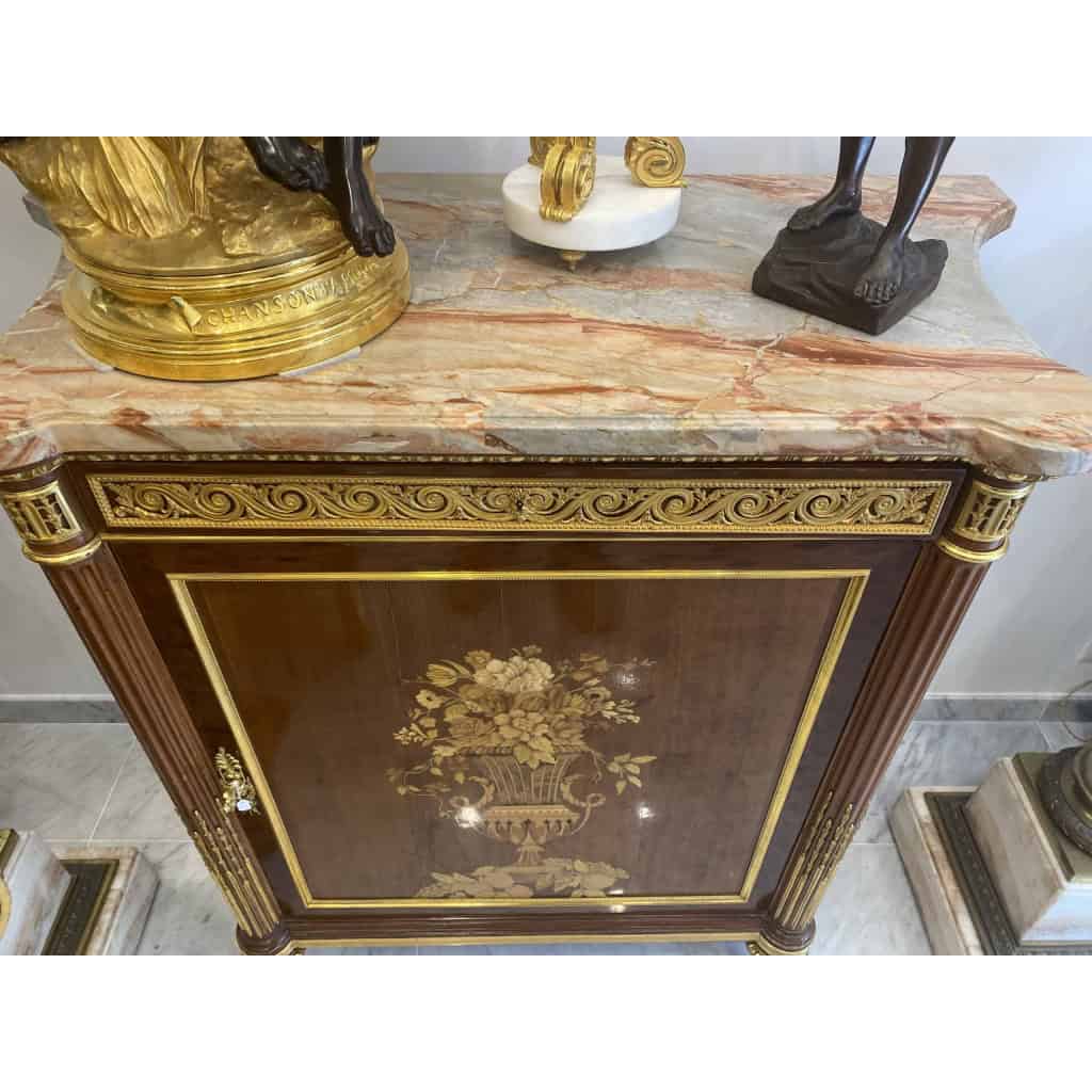 Meuble à hauteur d'appui estampillé Guillaume GROHÉr, Circa 1870.
