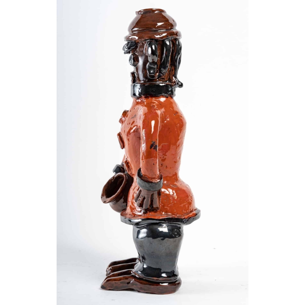 Petit potier en céramique par Nicole Giroud | Biron Petit potier en céramique par Nicole Giroud