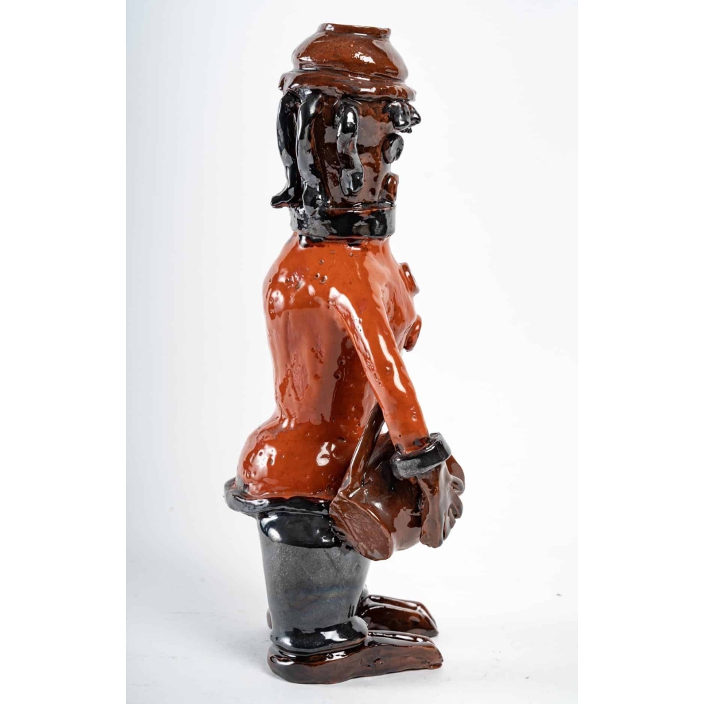 Petit potier en céramique par Nicole Giroud | Biron Petit potier en céramique par Nicole Giroud