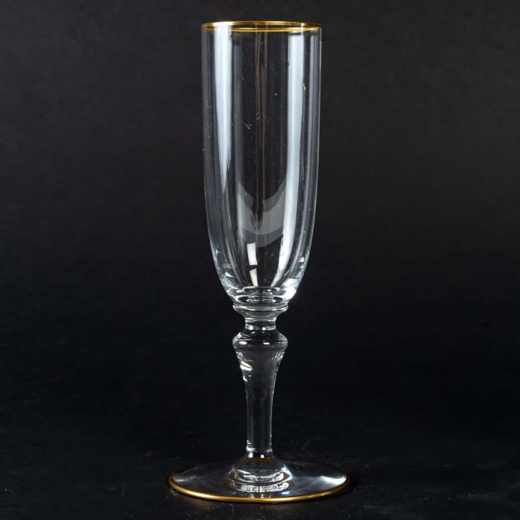 Baccarat Service Normandie Filet Doré | Biron Baccarat Service Normandie Filet Doré