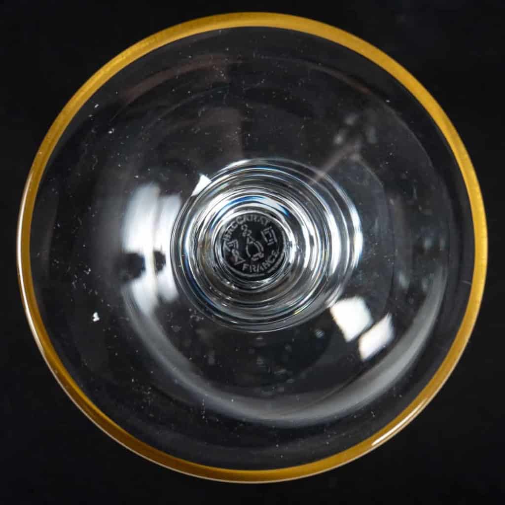 Baccarat Service Normandie Filet Doré | Biron Baccarat Service Normandie Filet Doré