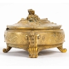 Boîte à bijoux en bronze ciselé, XIXème siècle