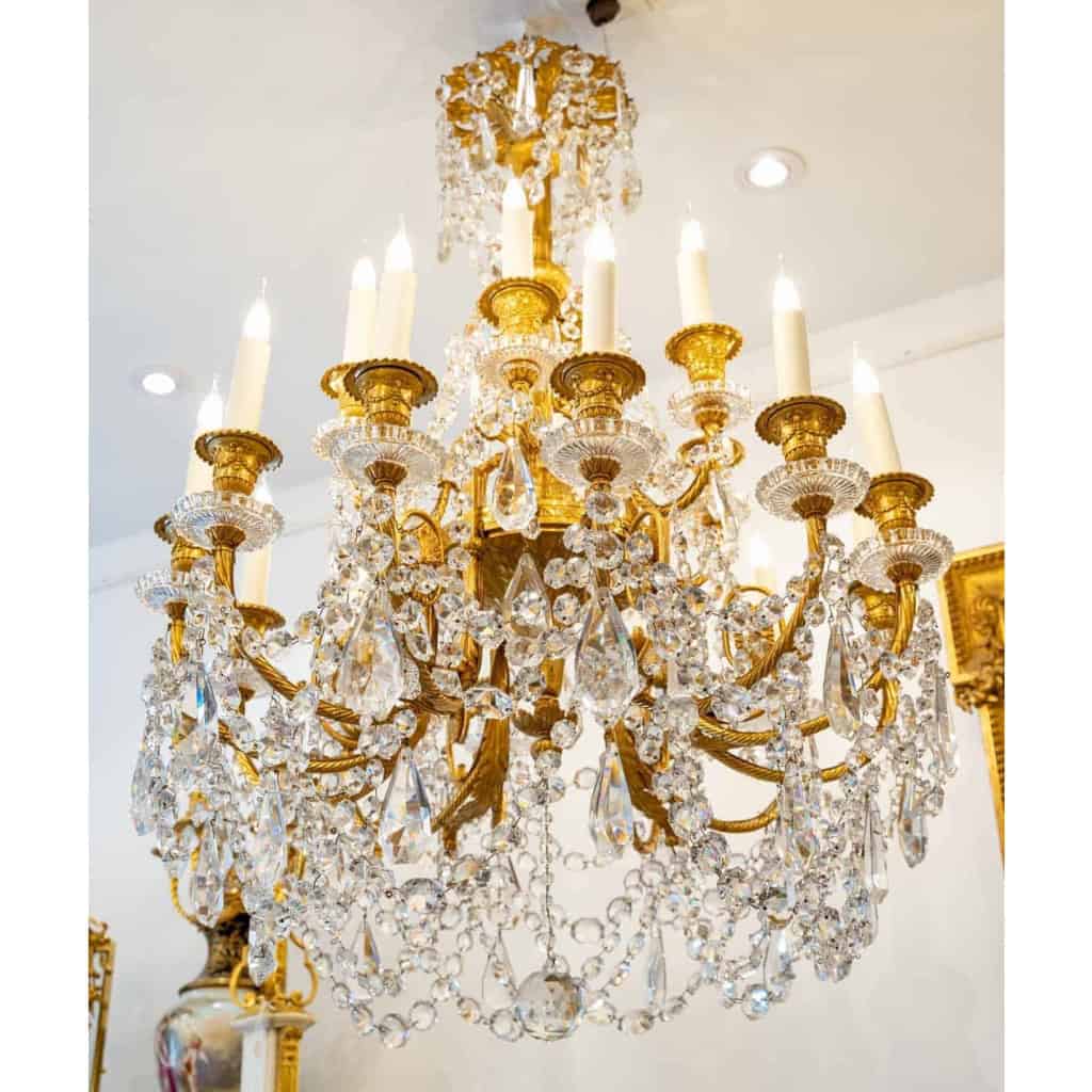 Lustre Baccarat, Circa 1870. | Biron Lustre Baccarat, Circa 1870.
