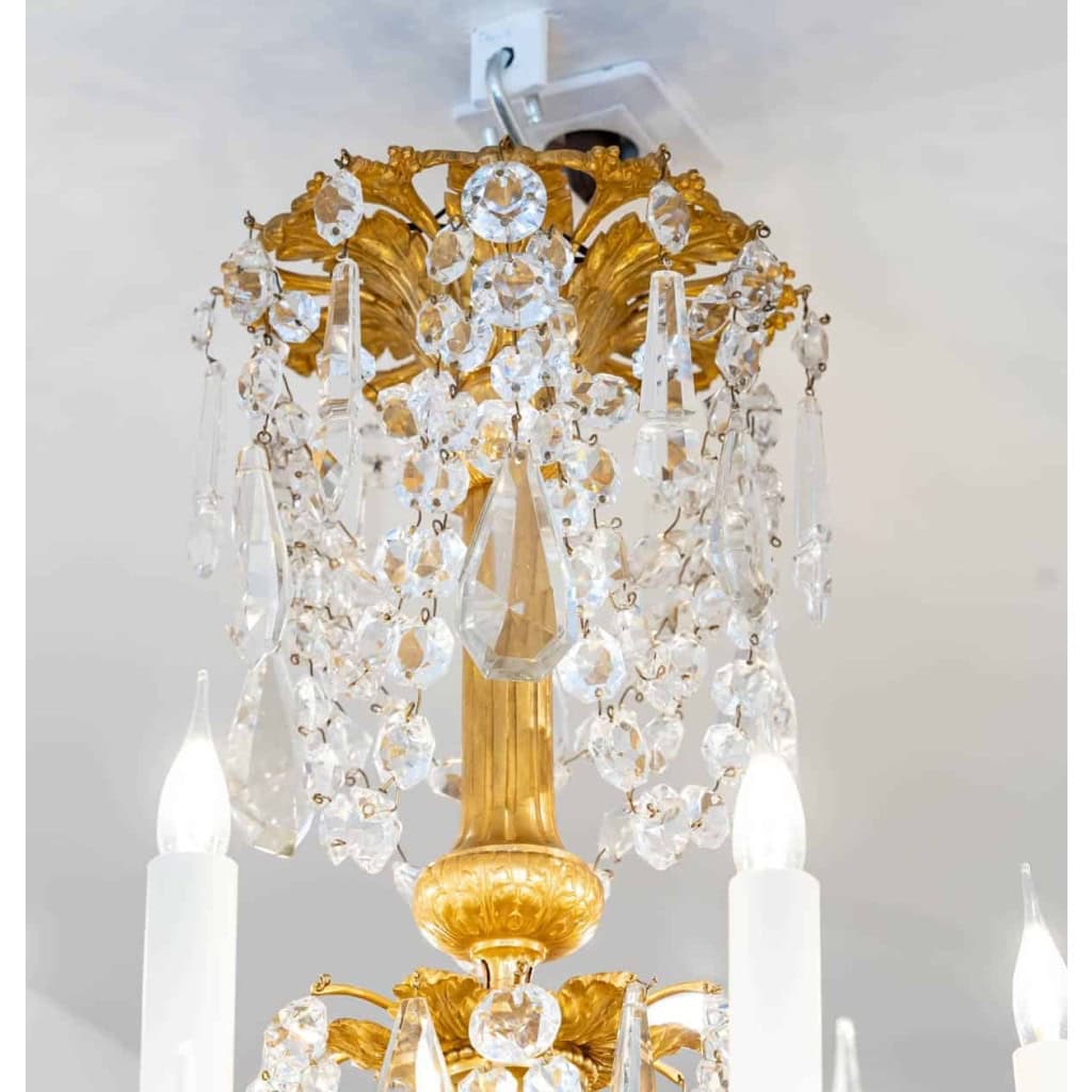 Lustre Baccarat, Circa 1870. | Biron Lustre Baccarat, Circa 1870.