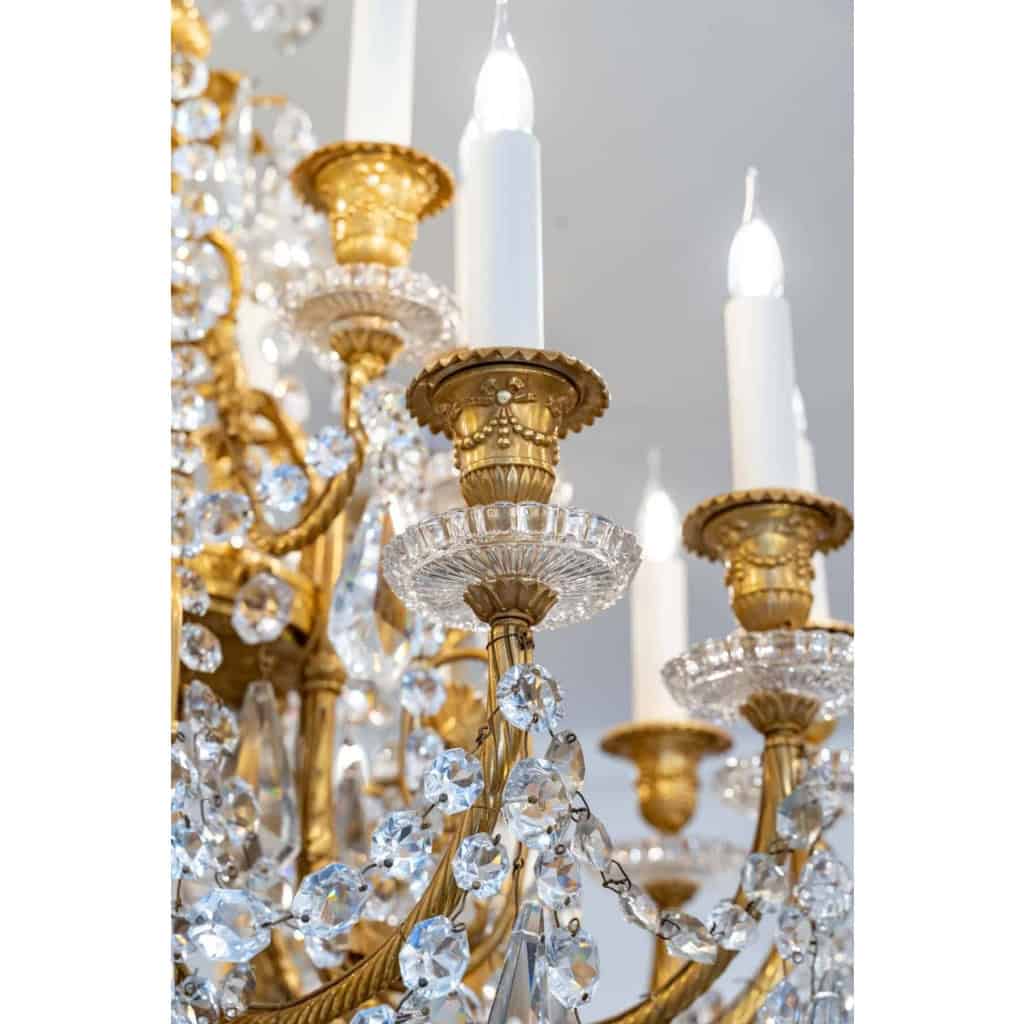 Lustre Baccarat, Circa 1870. | Biron Lustre Baccarat, Circa 1870.
