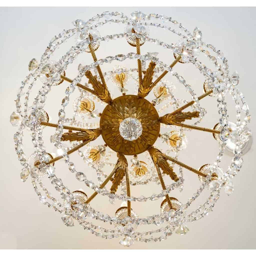 Lustre Baccarat, Circa 1870. | Biron Lustre Baccarat, Circa 1870.