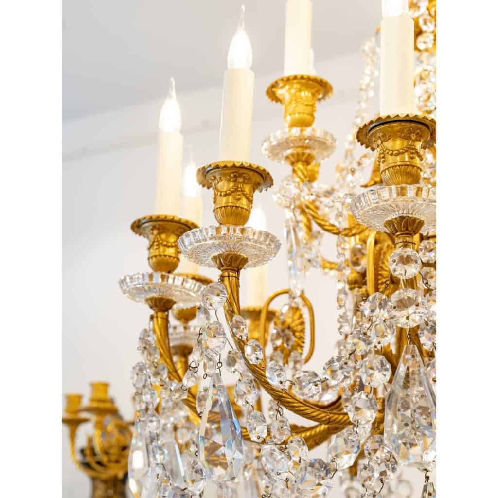 Lustre Baccarat, Circa 1870. | Biron Lustre Baccarat, Circa 1870.