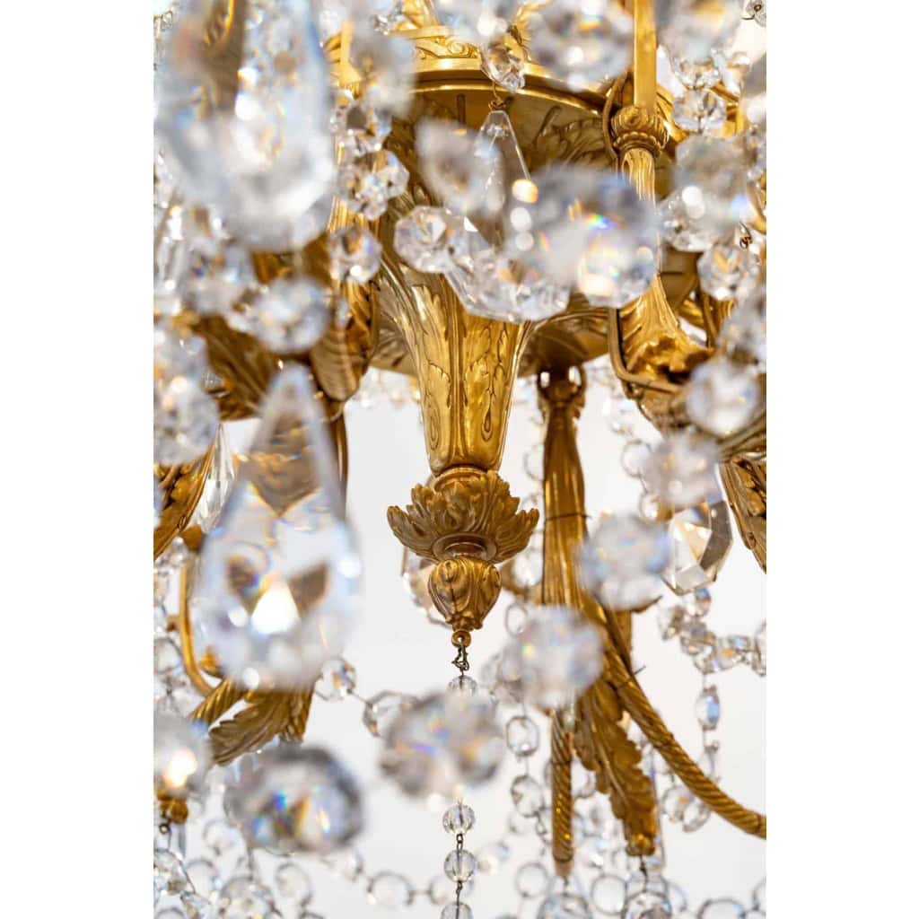 Lustre Baccarat, Circa 1870. | Biron Lustre Baccarat, Circa 1870.