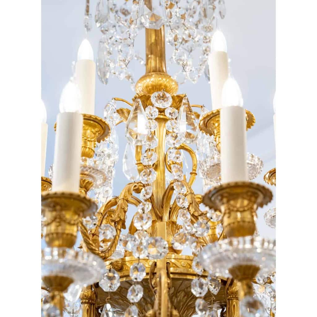 Lustre Baccarat, Circa 1870. | Biron Lustre Baccarat, Circa 1870.