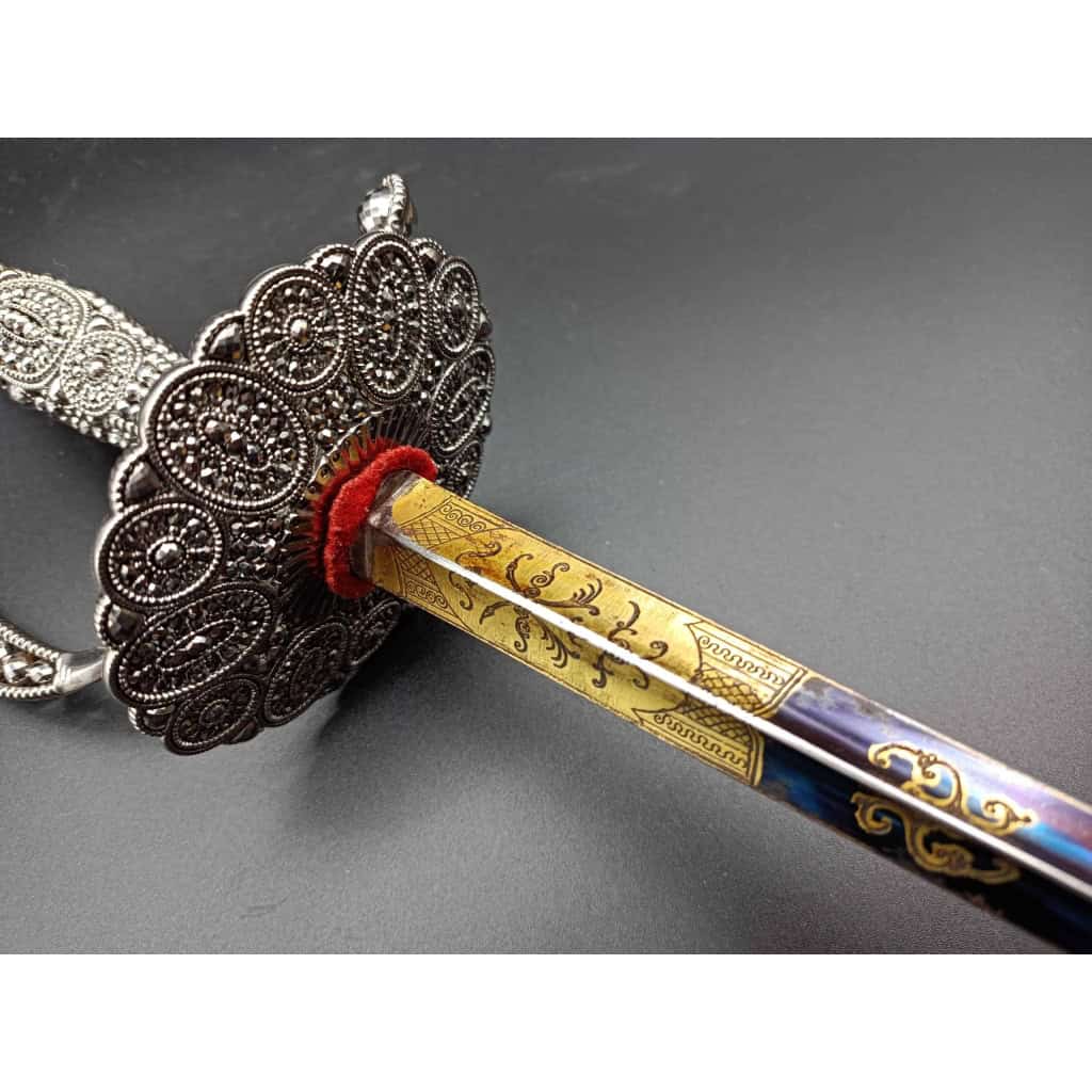 LUXUEUSE EPEE DE COUR, VERS 1780/85 | Biron LUXUEUSE EPEE DE COUR, VERS 1780/85