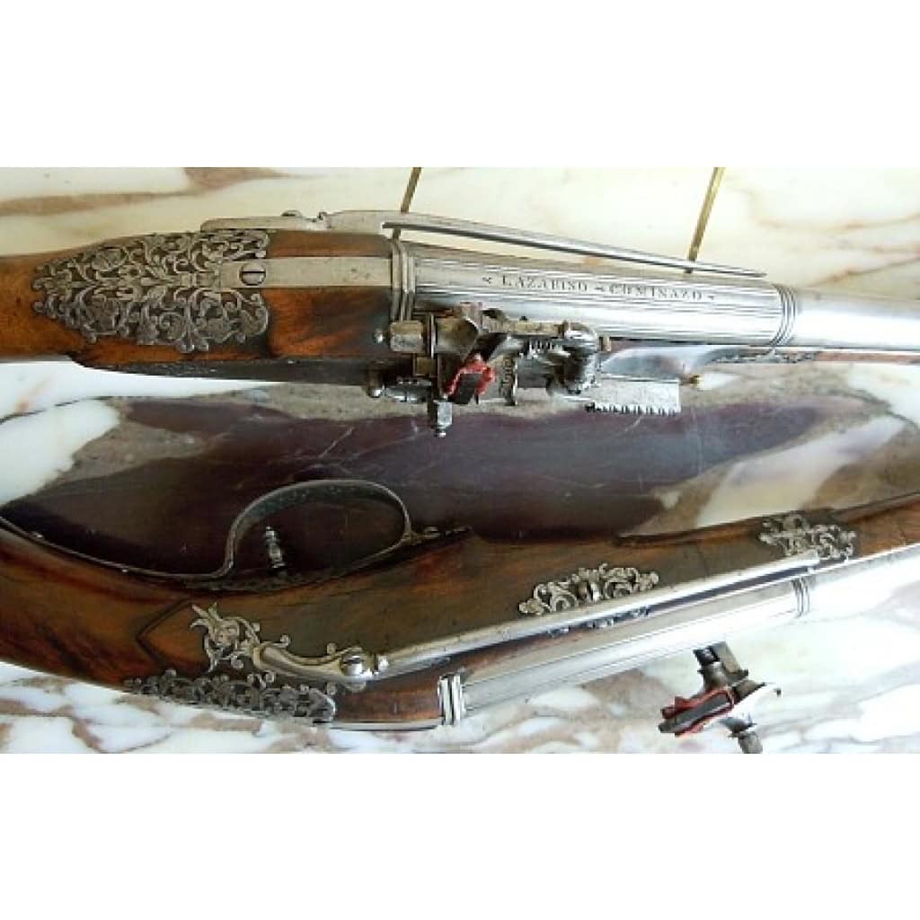 PAIRE DE ¨PISTOLETS A ROUET PAR COMINAZO | Biron PAIRE DE ¨PISTOLETS A ROUET PAR COMINAZO