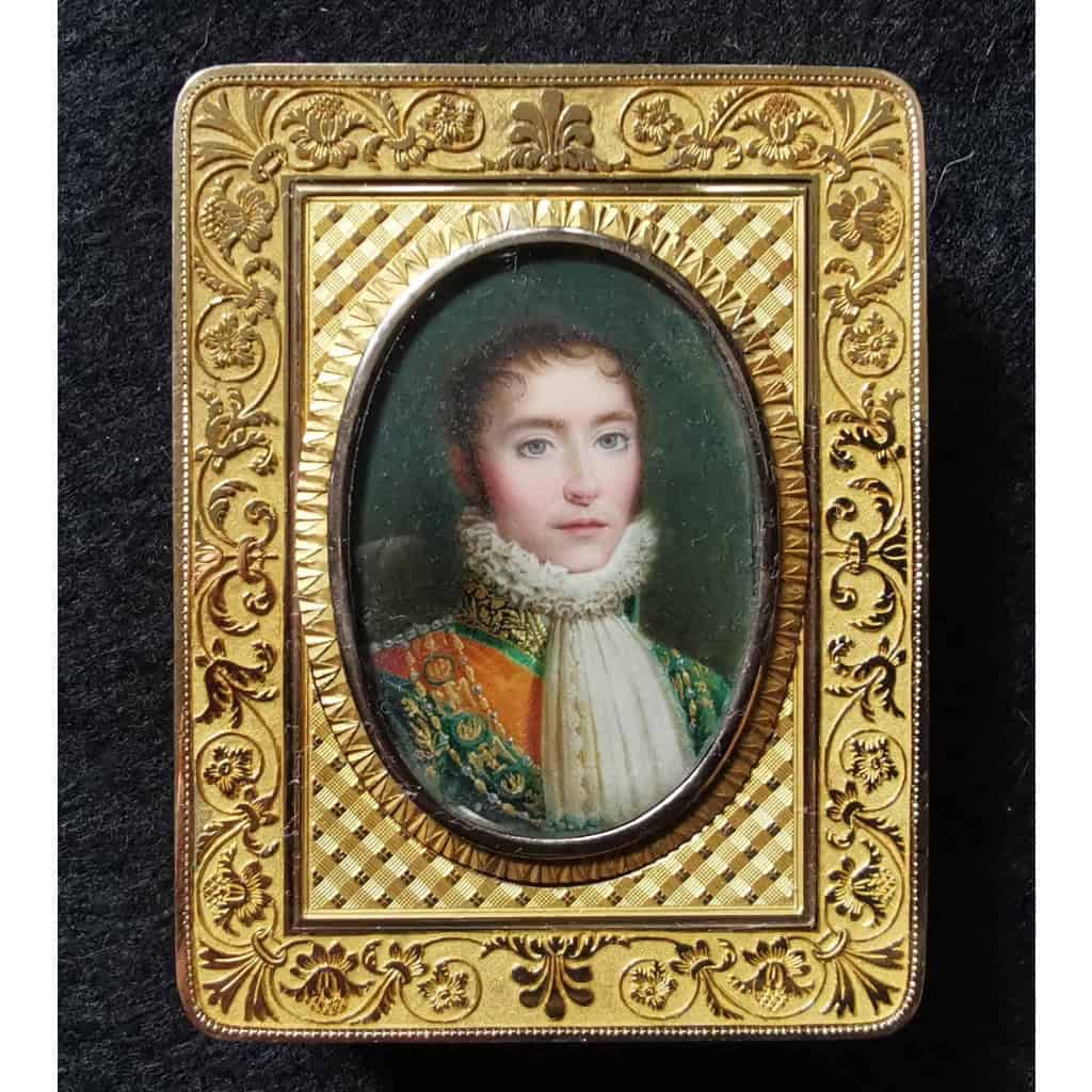 TABATIERE EN OR – MINIATURE EUGENE DE BEAUHARNAIS, C. 1805 | Biron ||||||||