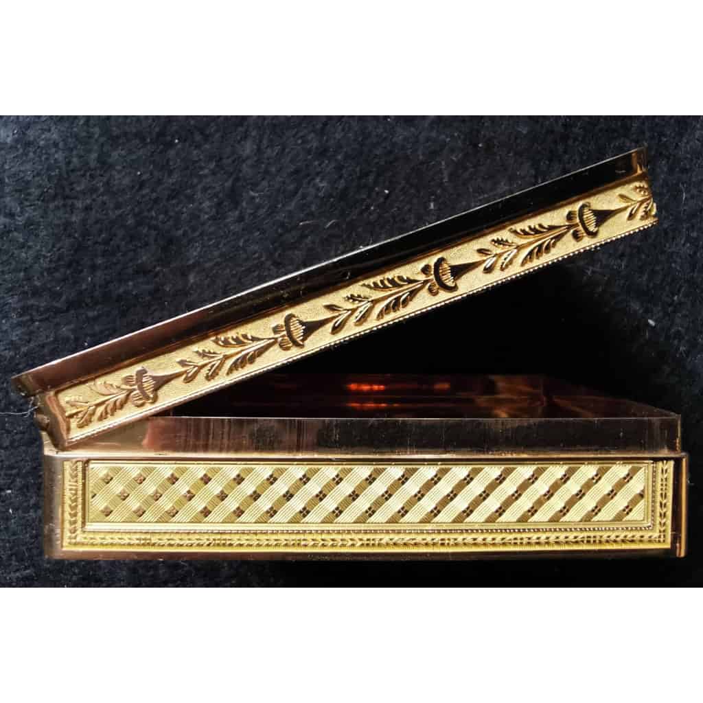 TABATIERE EN OR – MINIATURE EUGENE DE BEAUHARNAIS, C. 1805 | Biron TABATIERE EN OR – MINIATURE EUGENE DE BEAUHARNAIS, C. 1805