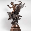 Diane chevauchant un aigle par Georges Marie Valentin BAREAU, Circa 1920 | Biron ||||||||||||