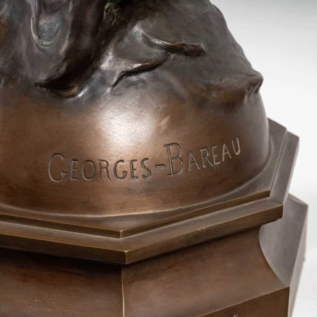 Diane chevauchant un aigle par Georges Marie Valentin BAREAU, Circa 1920 | Biron Diane chevauchant un aigle par Georges Marie Valentin BAREAU, Circa 1920
