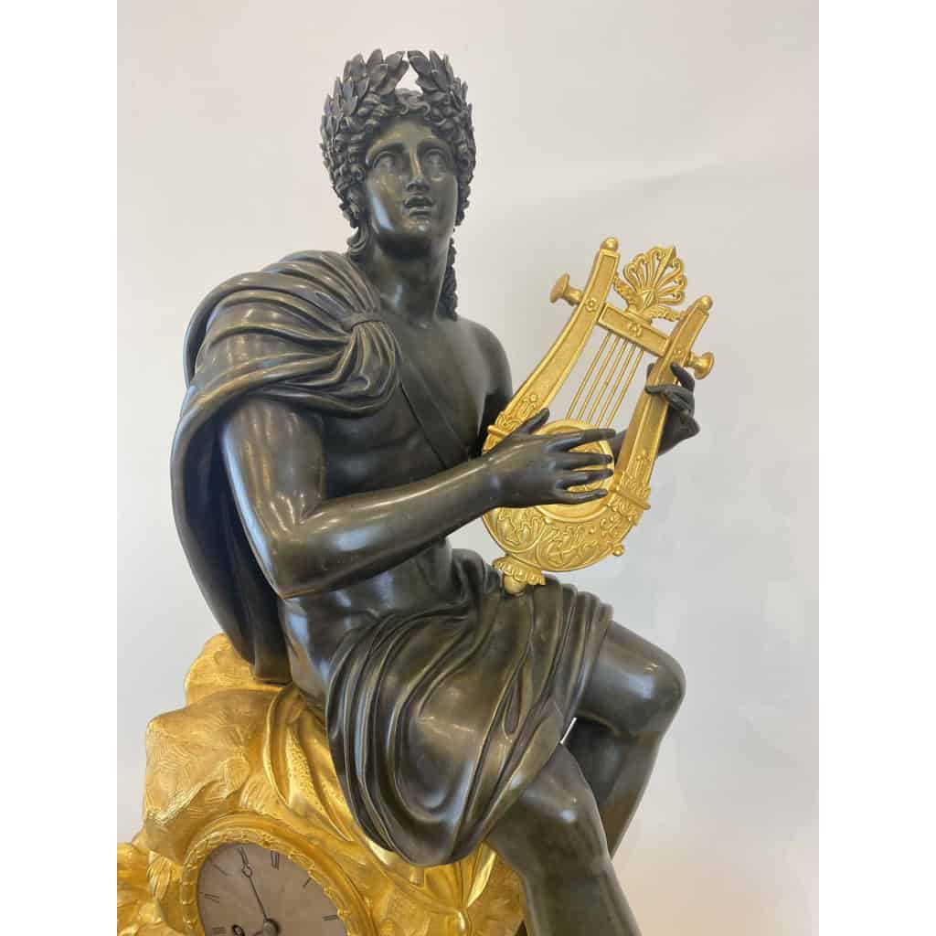 Grand pendule représentant Apollon, Circa 1827 | Biron Grand pendule représentant Apollon, Circa 1827