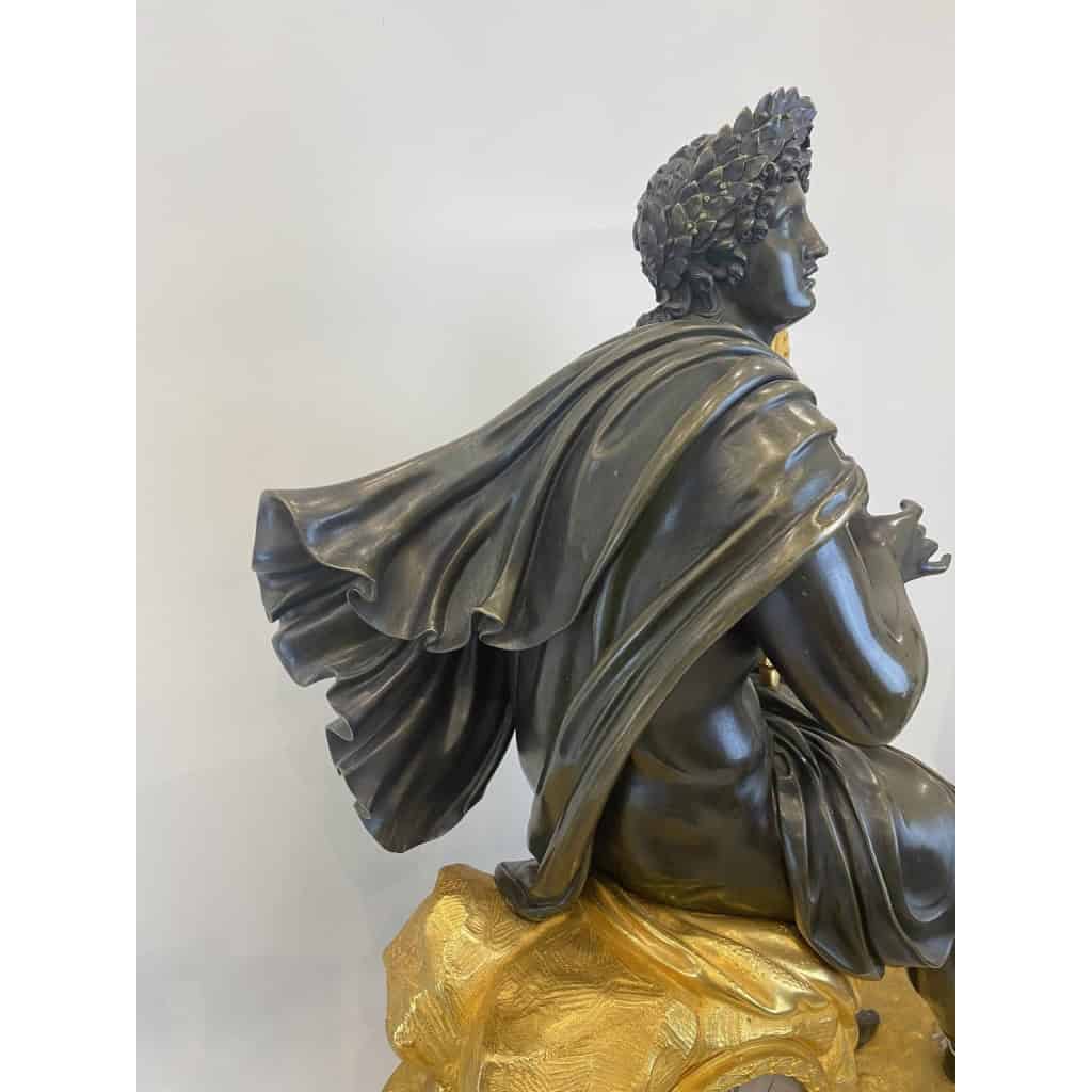 Grand pendule représentant Apollon, Circa 1827 | Biron Grand pendule représentant Apollon, Circa 1827