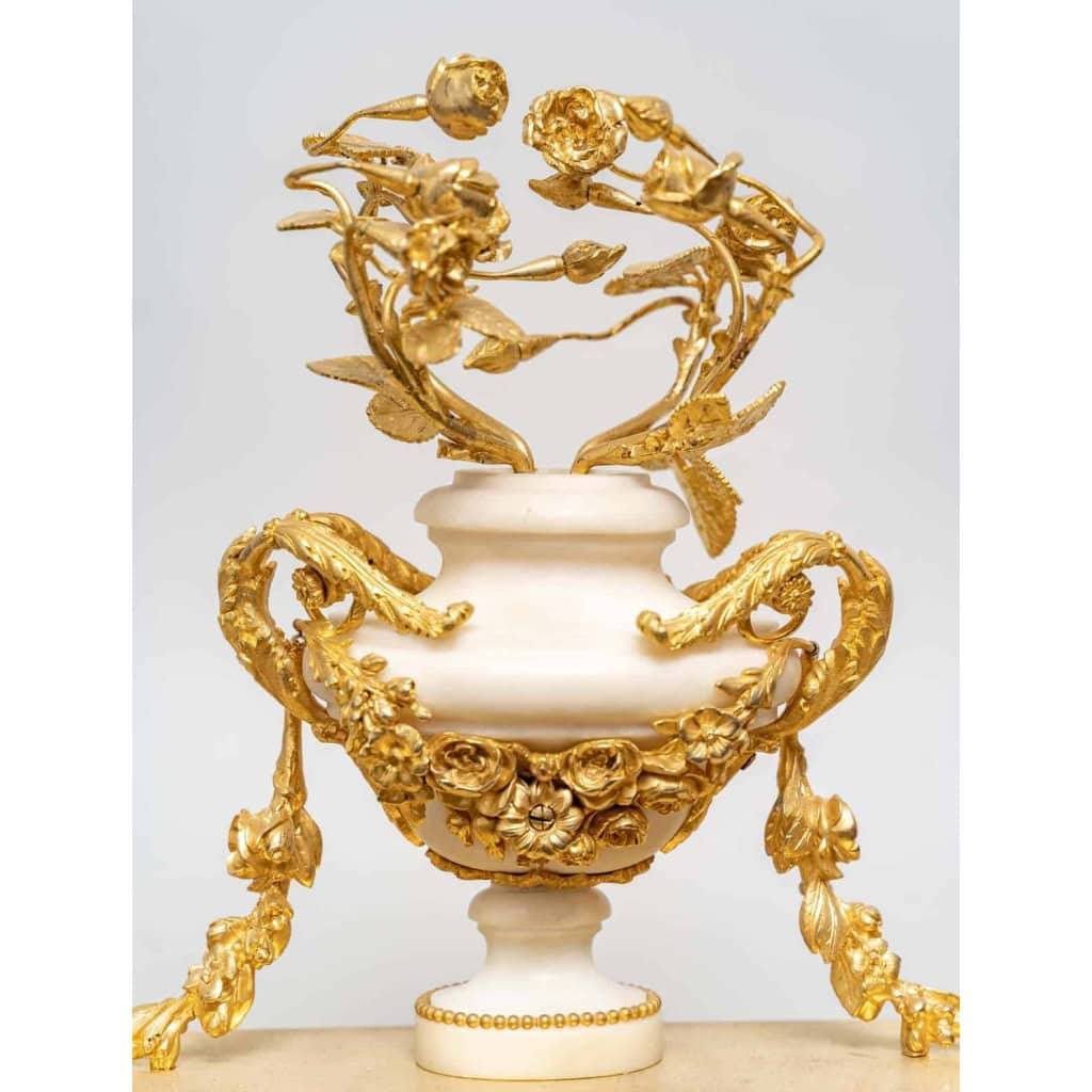 Garniture de cheminée, Circa 1860. | Biron Garniture de cheminée, Circa 1860.