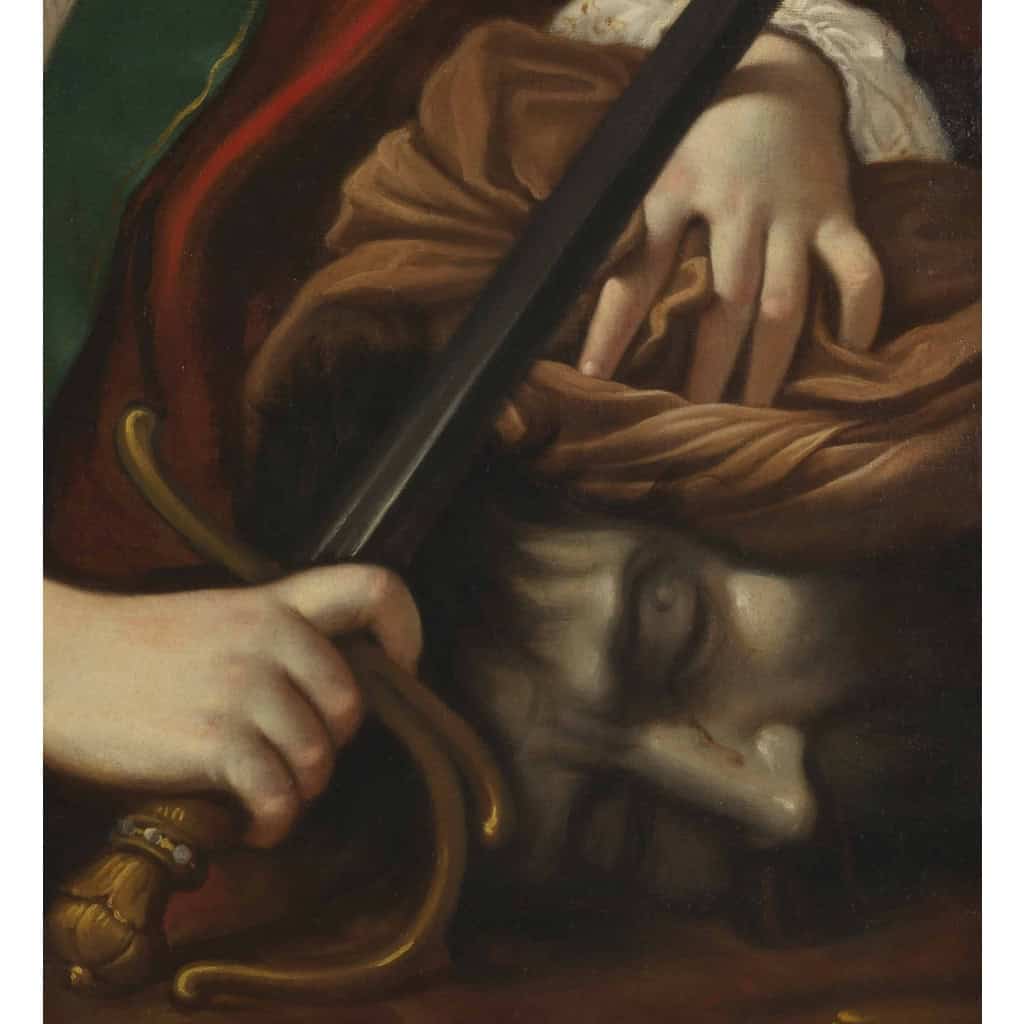 Judith et la tête d’Holopherne – Ecole Bolonaise vers 1650, suiveur de Guido Reni