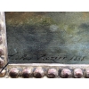 Rozier Jules Peinture Française 19è Batelier à Colombes En 1858 Huile Signée Certificat d’authenticité | Biron Rozier Jules Peinture Française 19è Batelier à Colombes En 1858 Huile Signée