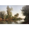 Rozier Jules Peinture Française 19è Batelier à Colombes En 1858 Huile Signée Certificat d’authenticité | Biron Rozier Jules Peinture Française 19è Batelier à Colombes En 1858 Huile Signée