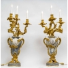Paire de candélabres Louis XV par Henri VIAN, Circa 1890.