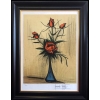 Buffet Bernard Les Roses Rouges Lithographie Couleurs Justifiée Certificat d’authenticité | Biron |||||