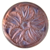 Broche « Mouches » verre blanc patiné bleu sur cliquant rose de René LALIQUE | Biron ||||