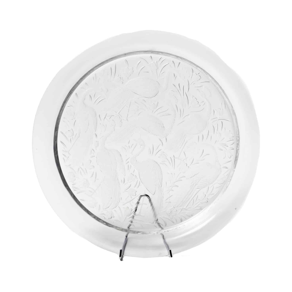 Lalique France : Plateau rond « NIGERIA » | Biron ||||||