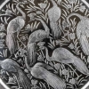 Lalique France : Plateau rond « NIGERIA » | Biron Lalique France : Plateau rond "NIGERIA"