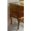 1950/70 Paire De Chevets Italiens Bois Doré 47 X 30 X H 59 cm