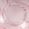 Vase "Néfliers" verre blanc patiné fushia de René LALIQUE