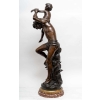 Homme à l'enfant par Gaston VEUVENOT-LEROUX, Circa 1920.