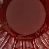 Vase "Malesherbes" verre ambre patiné blanc de René LALIQUE