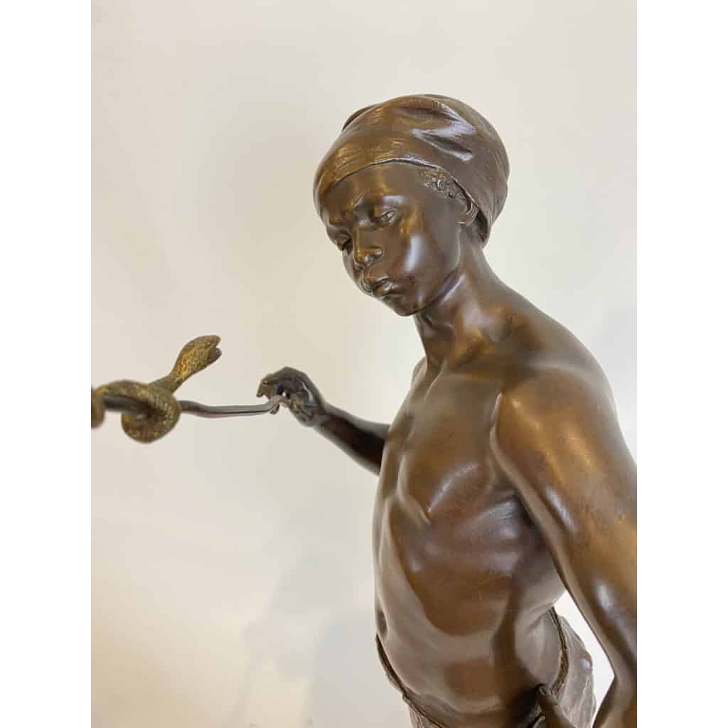 Le charmeur de serpent par Adolphe Jean LAVERGNE (1863-1928) 5