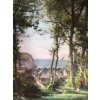 BERTHELON Eugène Vue sur Etretat en 1897 Huile signée datée 1897 Certificat d’authenticité | Biron BERTHELON Eugène Vue sur Etretat en 1897 Huile signée datée 1897