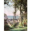 BERTHELON Eugène Vue sur Etretat en 1897 Huile signée datée 1897 Certificat d’authenticité | Biron BERTHELON Eugène Vue sur Etretat en 1897 Huile signée datée 1897