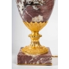 Paire de cassolettes d'époque Napoléon III (1851 - 1870) montées en lampes.