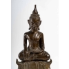 Bouddha en bronze, assis en position de la prise de la terre à témoin ou vainqueur de Mâra, Laos 19e siècle | Biron Bouddha en bronze, assis en position de la prise de la terre à témoin ou vainqueur de Mâra, Laos 19e siècle