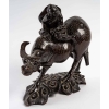 Enfant sur buffle, bois avec incrustations de lamelles métalliques, Chine. | Biron Enfant sur buffle, bois avec incrustations de lamelles métalliques, Chine.