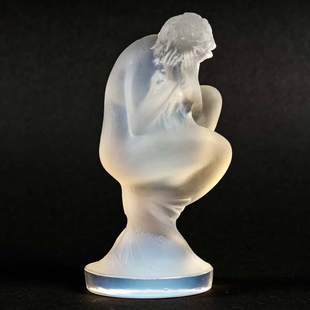 Mascotte Automobile "Sirène Petite" verre opalescent de René LALIQUE
