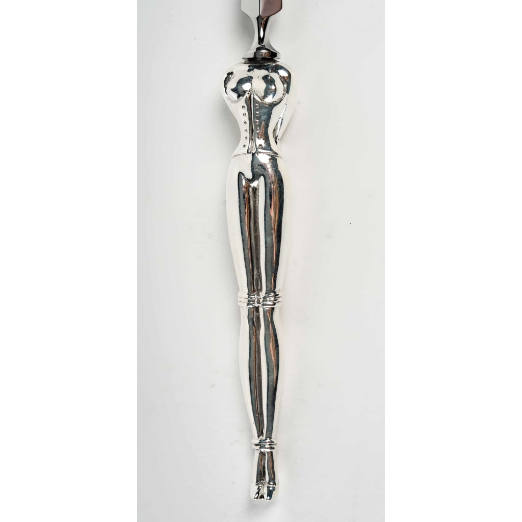 Coupe papier en bronze argenté, XXème siècle | Biron Coupe papier en bronze argenté, XXème siècle