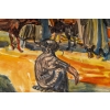 Scène de marché, aquarelle, signée Edouard Doigneau | Biron Scène de marché, aquarelle, signée Edouard Doigneau