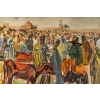 Scène de marché, aquarelle, signée Edouard Doigneau | Biron Scène de marché, aquarelle, signée Edouard Doigneau
