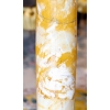 Paire de colonnes en marbre jaune de Sienne