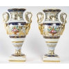 Paire de vases directoires Le Tallec, à motifs Baron Jourdan | Biron Paire de vases directoires Le Tallec, à motifs Baron Jourdan