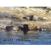 NOEL Jules Tableau Français 19è l’avant port Huile Sur carton fort Signée Certificat d’authenticité | Biron NOEL Jules Tableau Français 19è l’avant port Huile Sur carton fort Signée