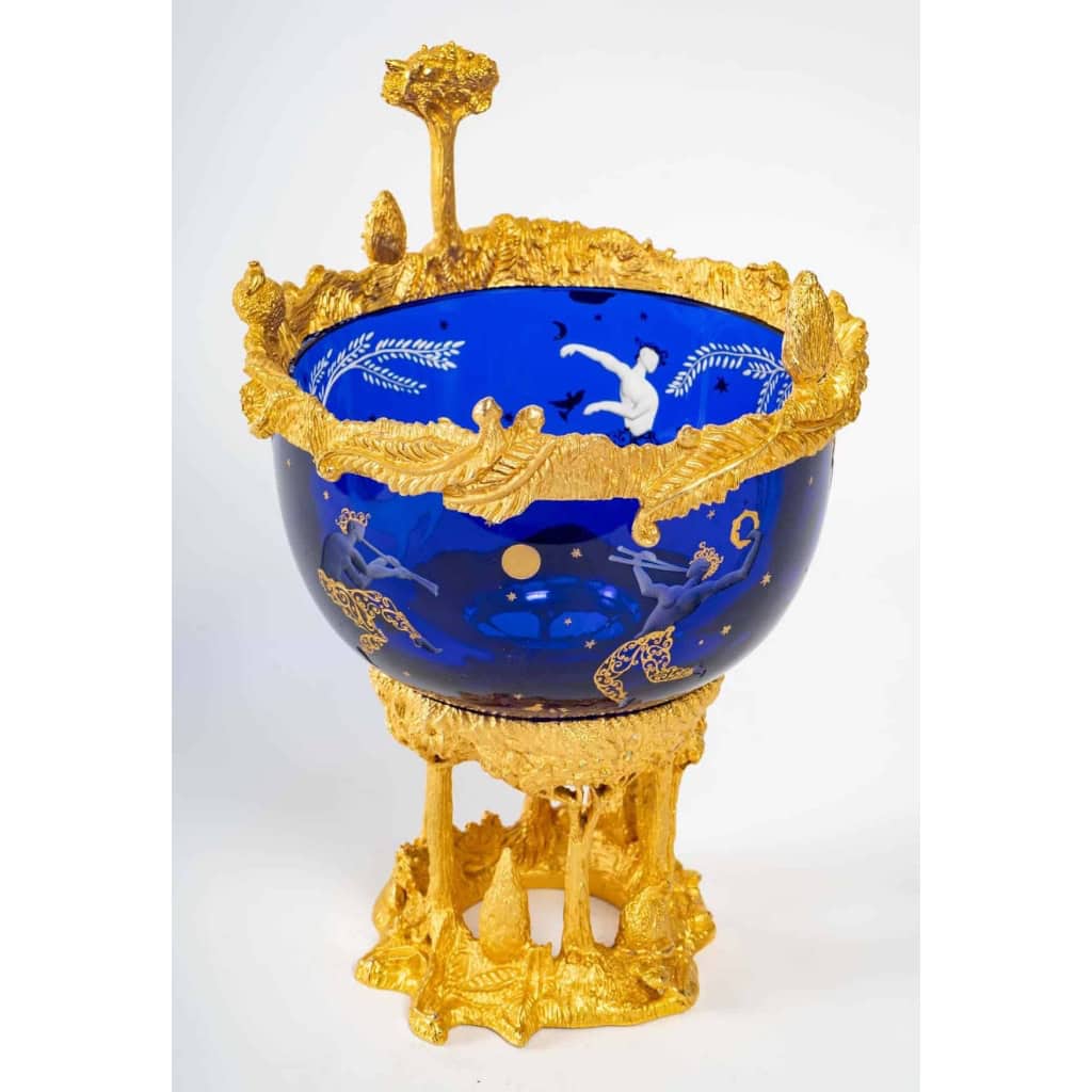 Baccarat Et Jean Boggio Coupe ou Centre De Table collection « Mascarade » 2