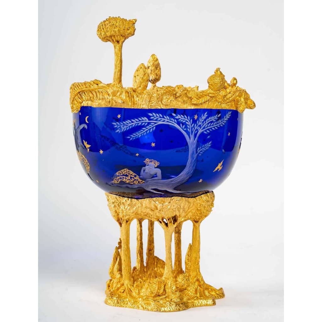 Baccarat Et Jean Boggio Coupe ou Centre De Table collection « Mascarade » 6